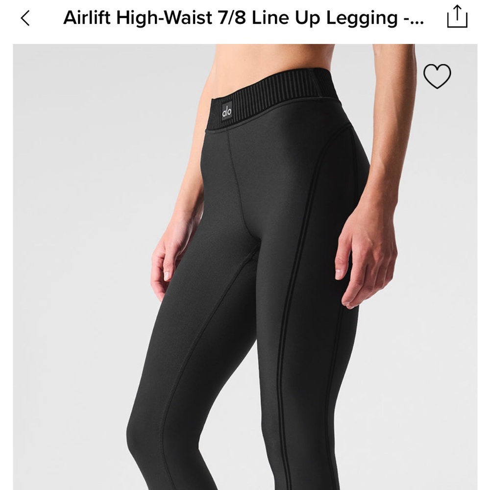 Alo Airlift High-Waist 7/8 Black Leggings